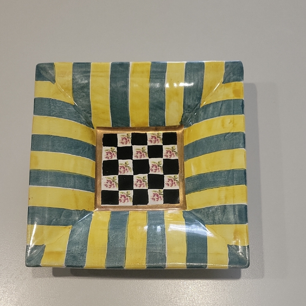 Retired MacKenzie-Childs Candy Dish